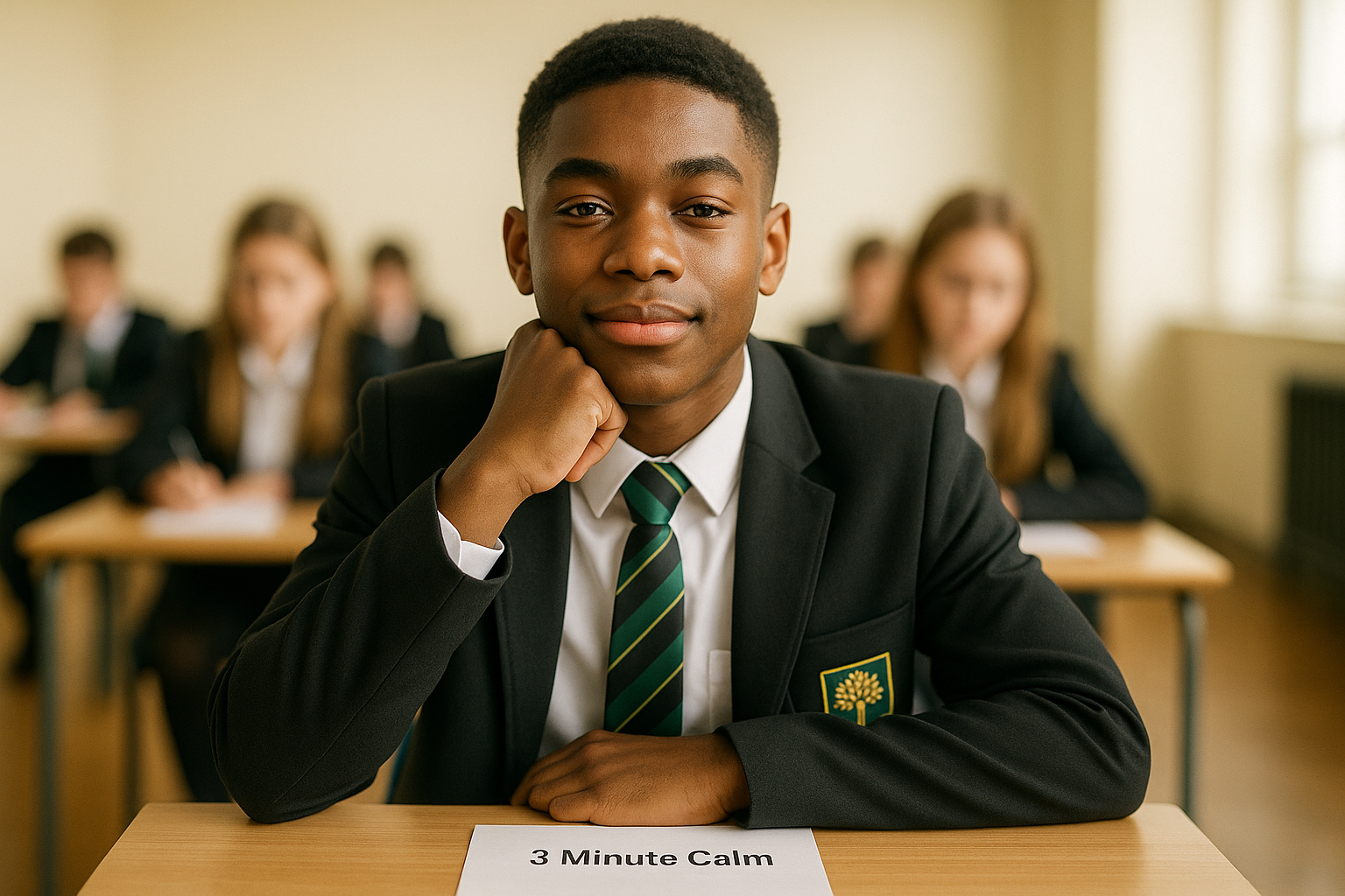 3-Minute Calm: Settle in for the Exam